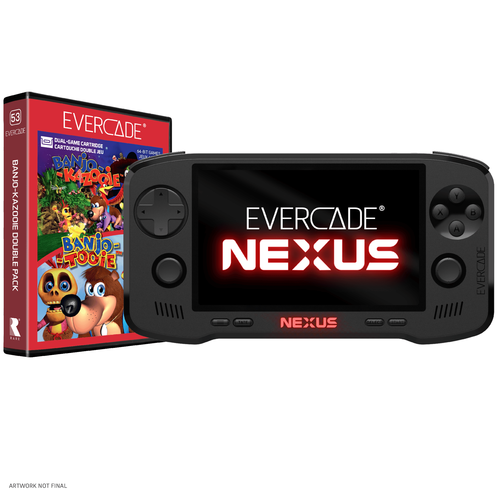 Evercade Nexus Launches Today: $199 Retro Handheld With Banjo-Kazooie
